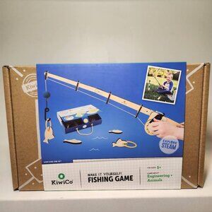 KiwiCo Kiwi Crate Science Kit FISHING ROD GAME Building set Engineering STEM Toy